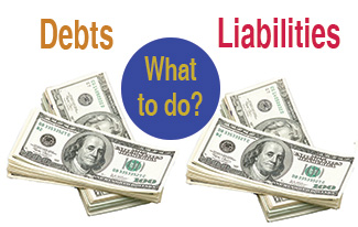 debts and liabilities